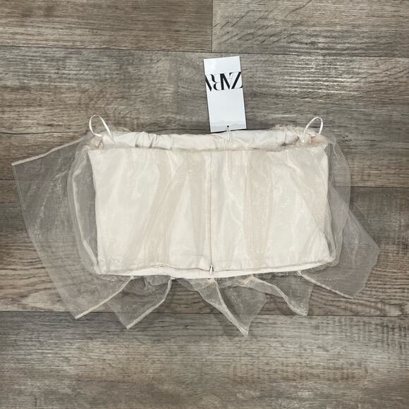 ZARA Strapless Crop Top NWT - Picture 12 of 12